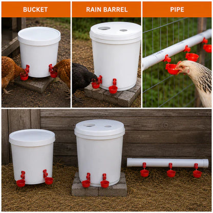 Automatic Chicken Drinkers (10 Pack)